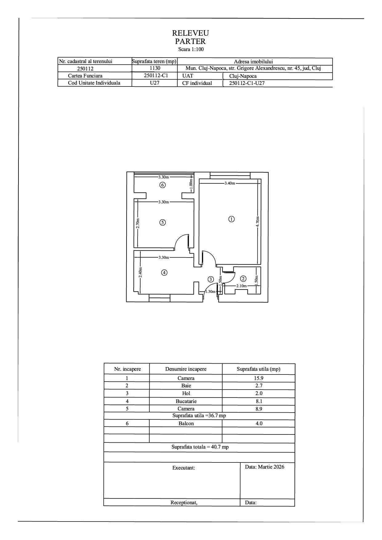 Vand apartament cu 2 camere la parter pe str. Grigore Alexandrescu - imagine 1