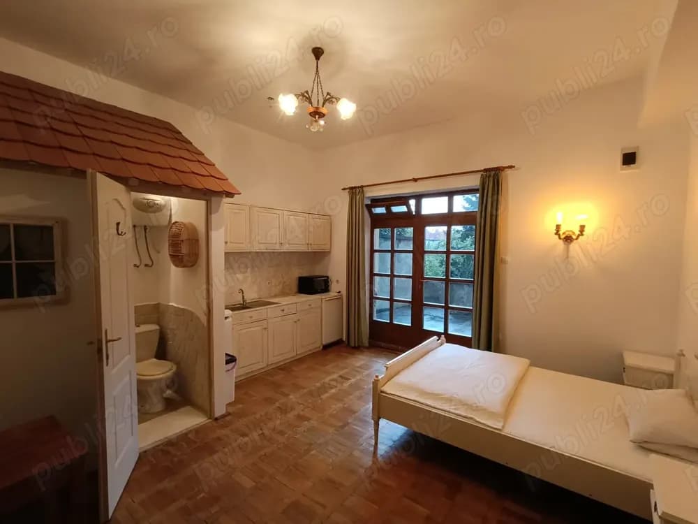 Garsoniera cu terasa proprie in vila interbelica, central, str Iorga - imagine 1